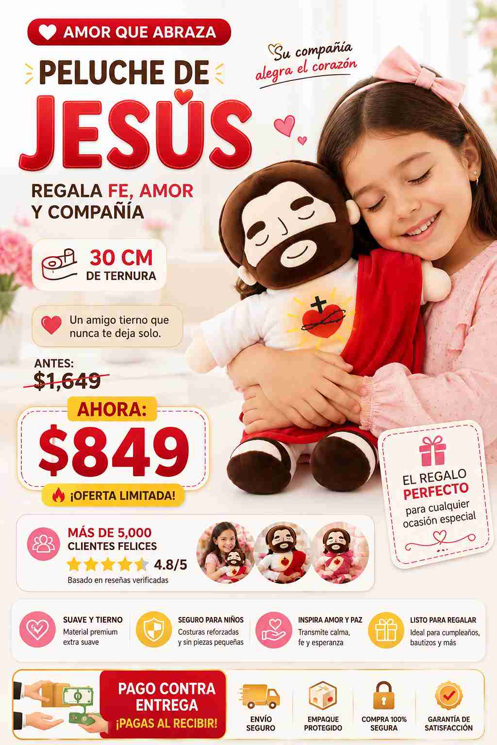 Peluche Jesús Respiracion Antiestres
