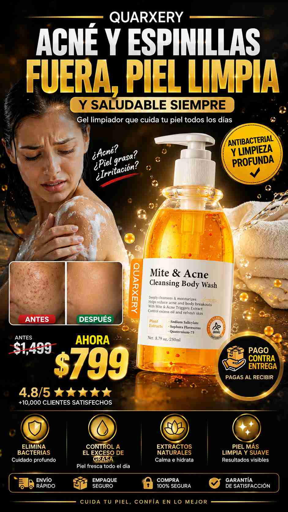 Gel Para el Acne Quarxery