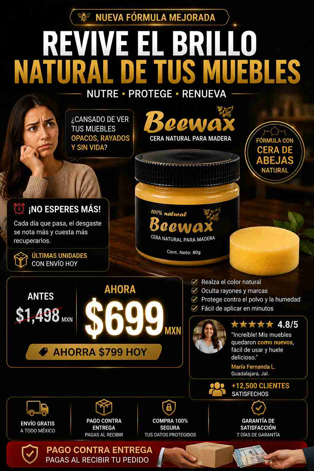 Cera para el cuidado de muebles