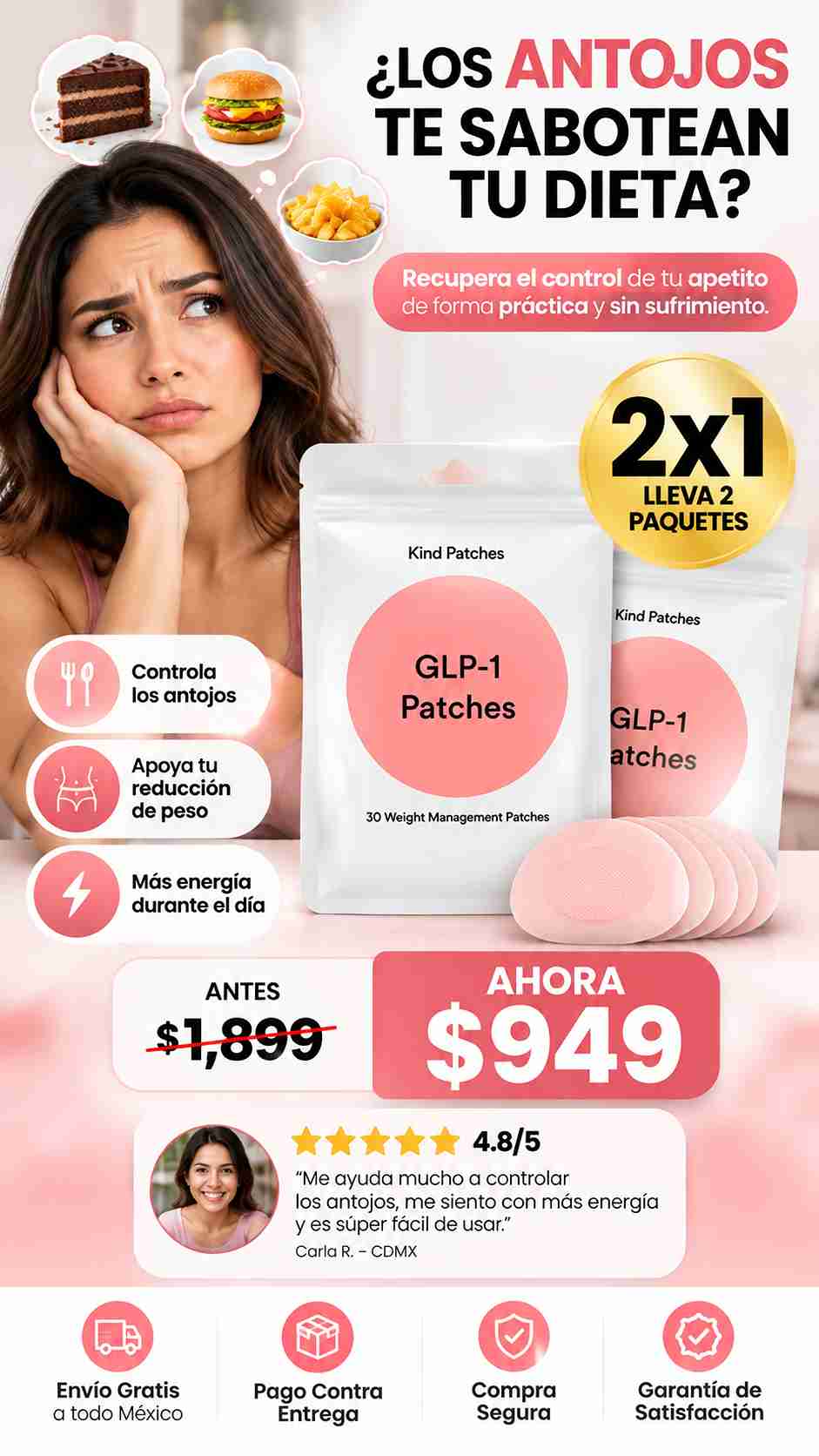 Parches GLP-1 Reducción de peso