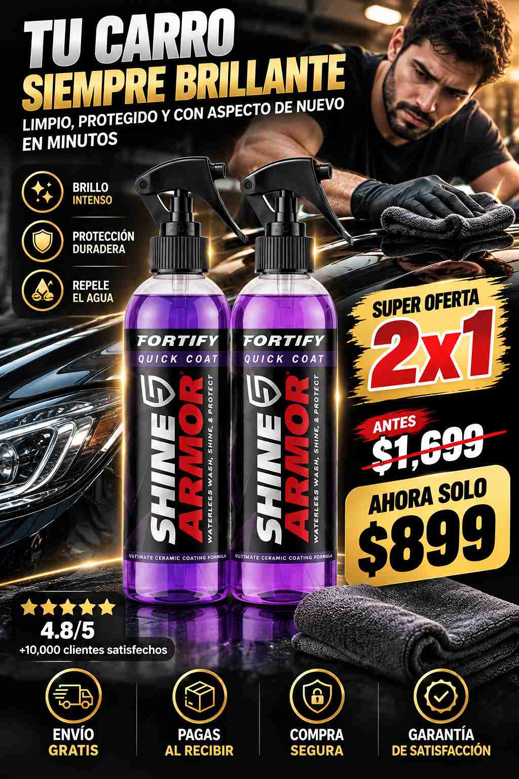 2X1 Spray De Revestimiento Ceramico Carro