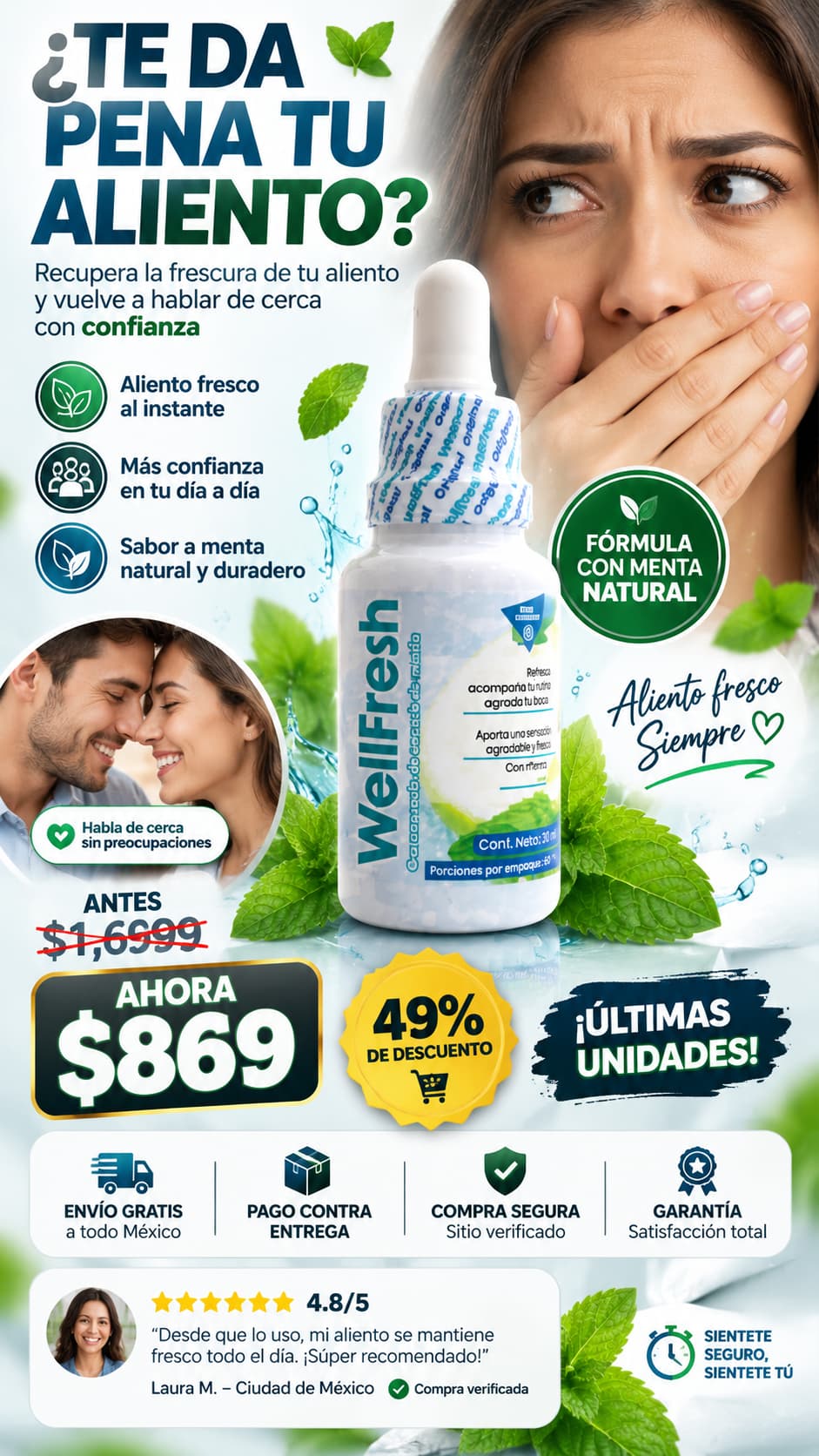 WellFresh Gotas Mal Aliento