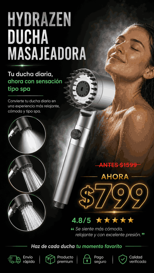 Regadera Ducha Masajeadora Baño
