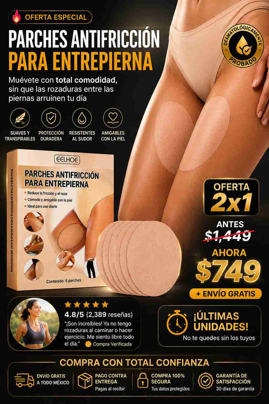 2X1 PARCHES ANTIFRICCIÓN PARA ENTREPIERNA