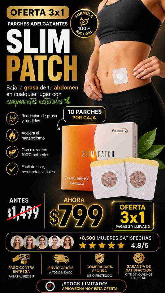 Parches Metabólicos Caja con 10pz