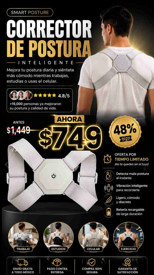 CORRECTOR DE POSTURA INTELIGENTE