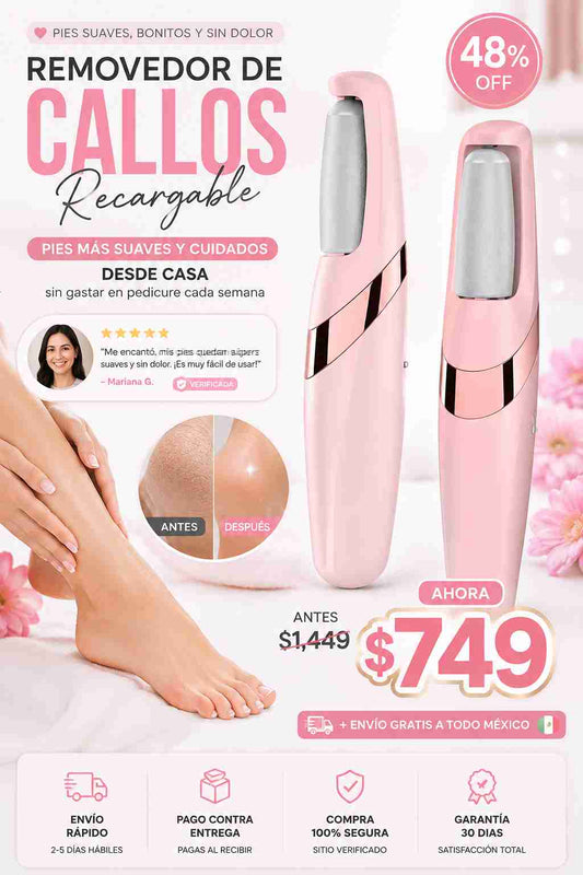 Removedor de Callos Recargable