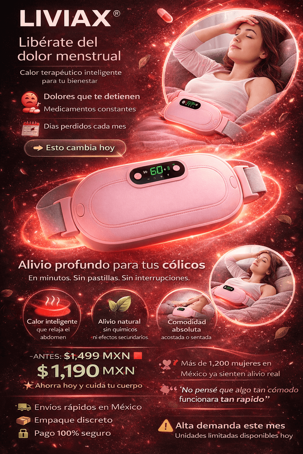 Liviax CINTURON PARA COLICOS