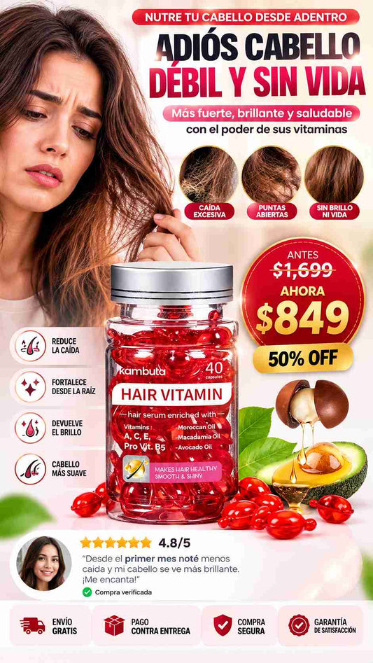 VITAMINAS PARA EL CABELLO 40 CP