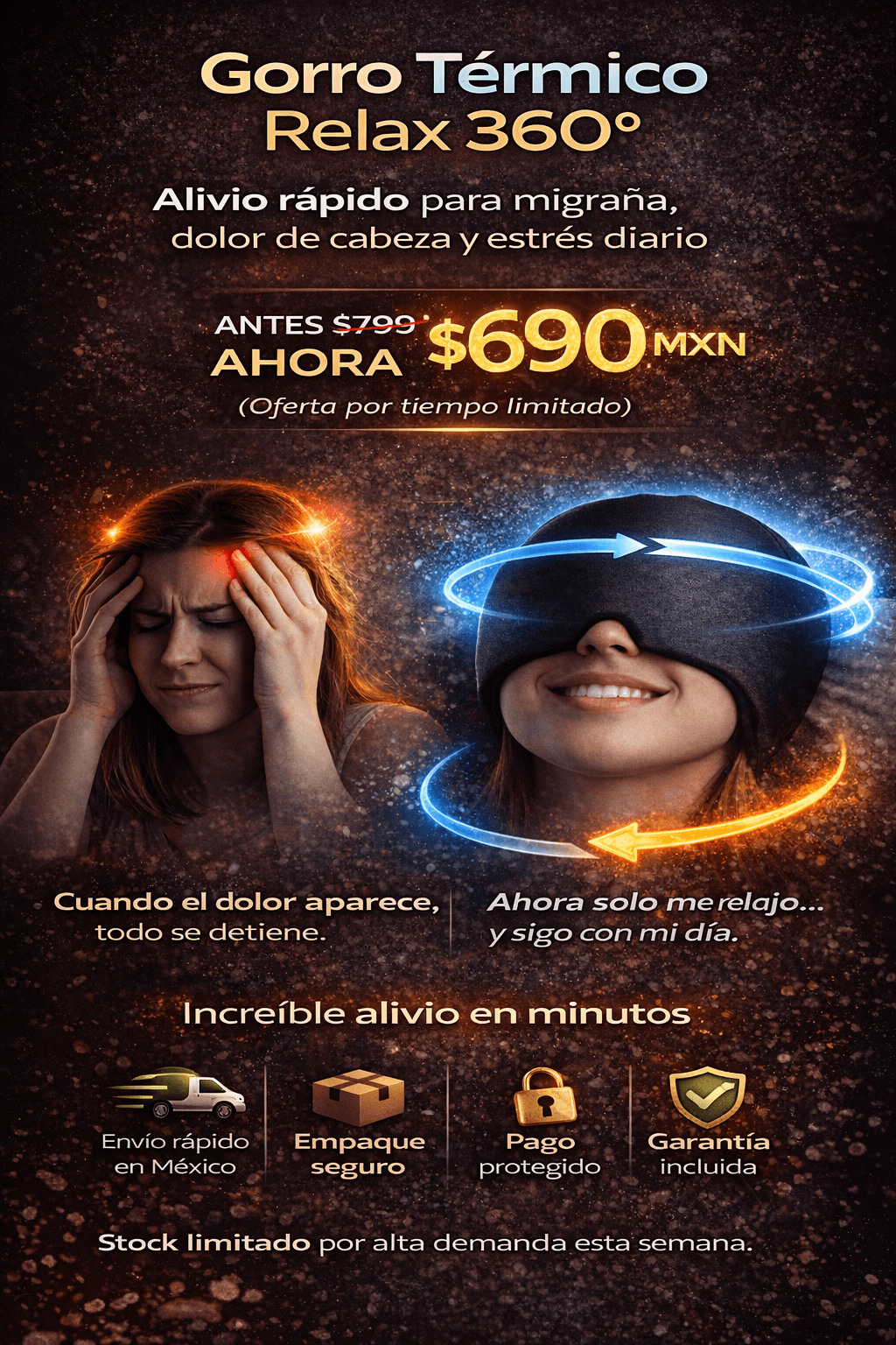 Gorro Termico Relax 360°
