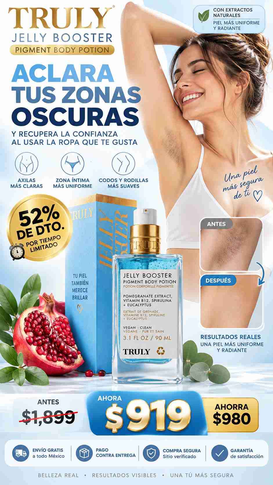 Truly Jelly Booster Azul 90 ml