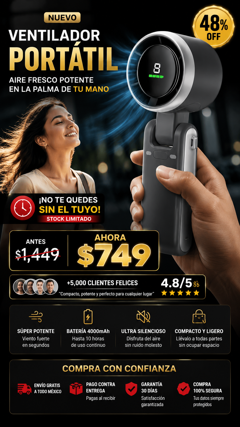Ventilador portátil