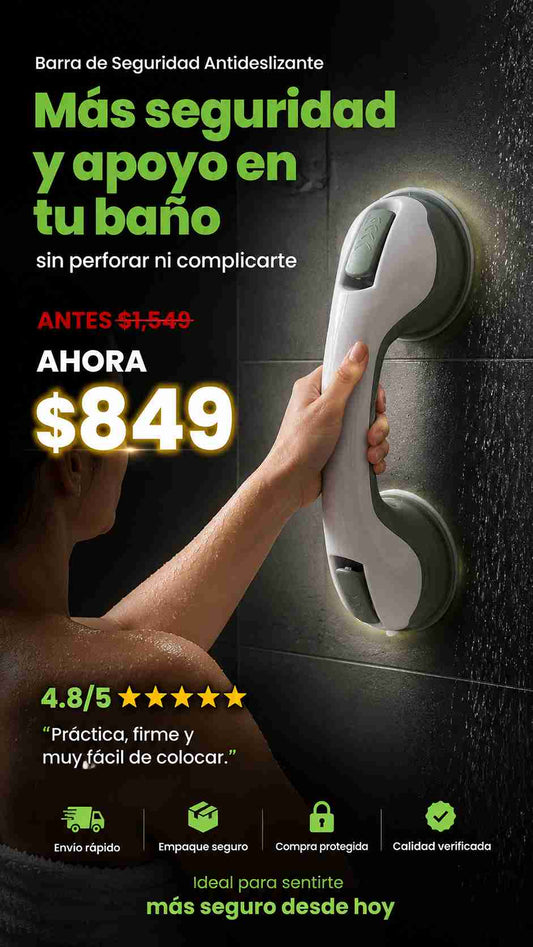 Soporte de Ayuda de Ventosa para Baño