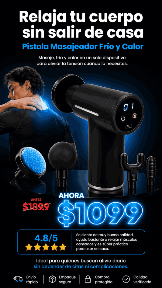 Pistola  Masajeador  Frio y Calor