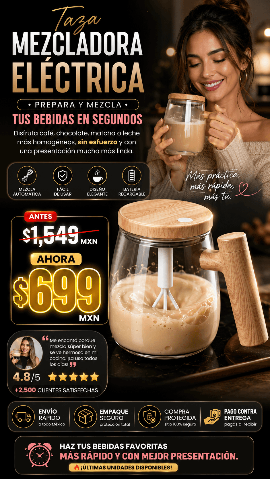 VORTIX TAZA MEZCLADORA