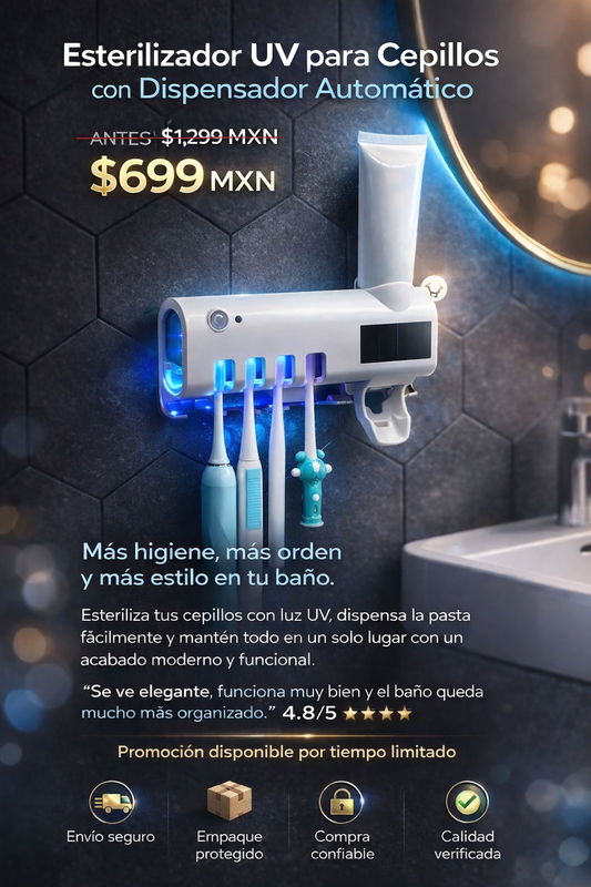 SOPORTE ESTERILIZADOR DE CEPILLOS
