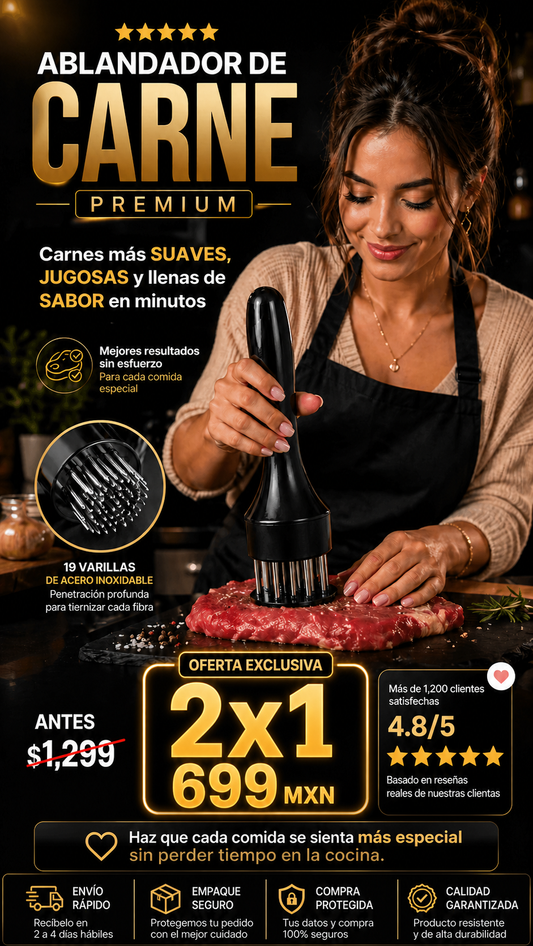 2x1 ABLANDADOR DE CARNE