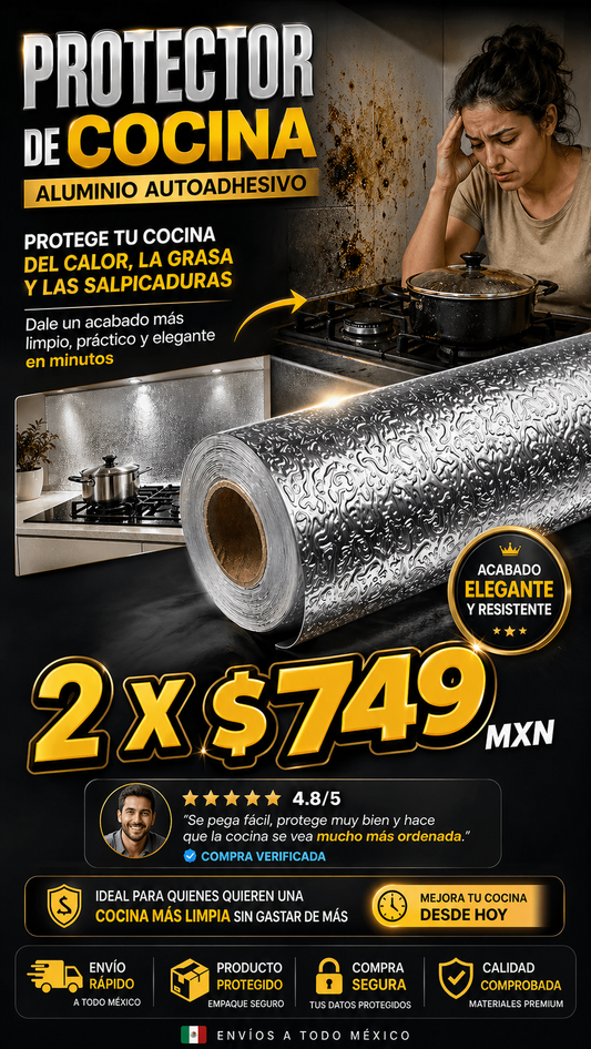 2X1 COCINANOVA PAPEL ALUMINIO 4.9 MTS