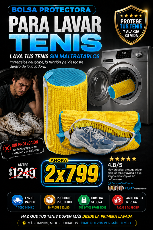 SNEAKWASH BOLSA PARA LAVAR TENIS