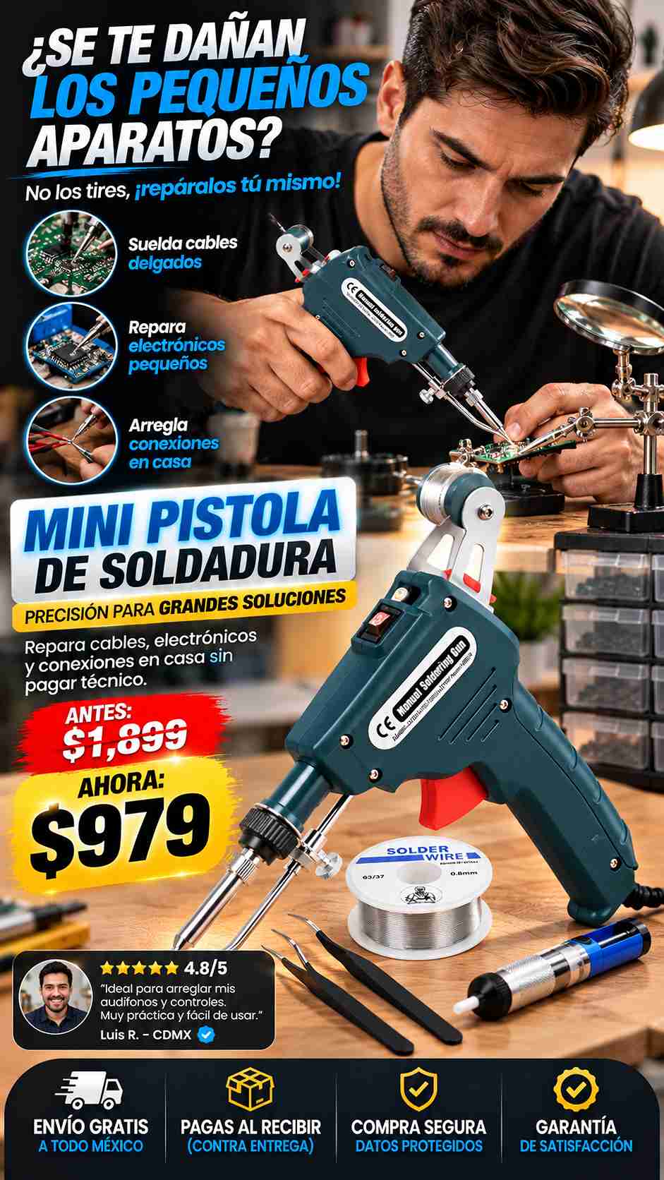MINI PISTOLA SOLDADURA