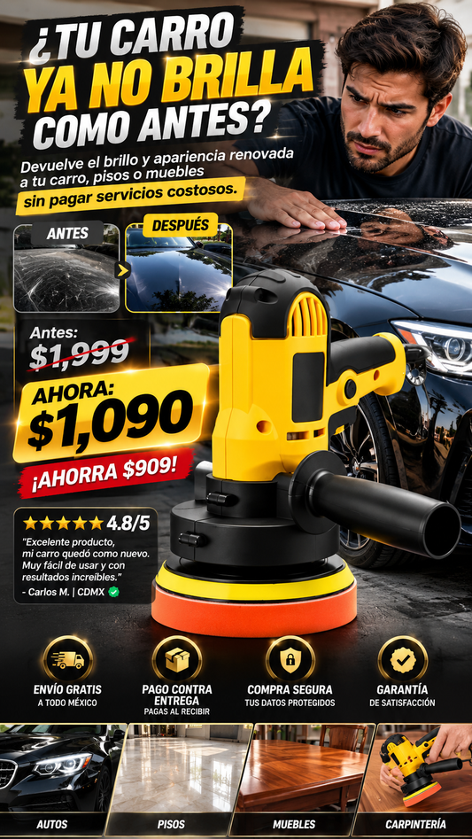 PULIDORA ELECTRICA PARA COCHE 700W