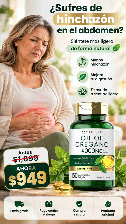 Suplemento Aceite de Oregano Carlyle