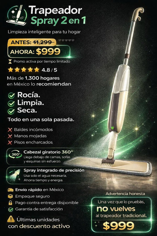 Trapeador Spray 2en1