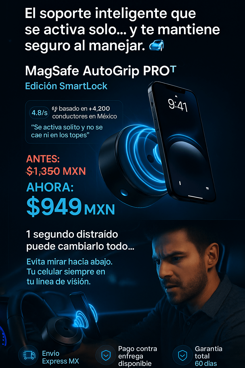 Magneto360® - Soporte Magnético Teléfono